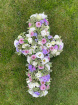 Funeral Flowers | Mixed Flower Cross