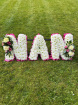 Funeral Flowers | White Based Letter Tributes