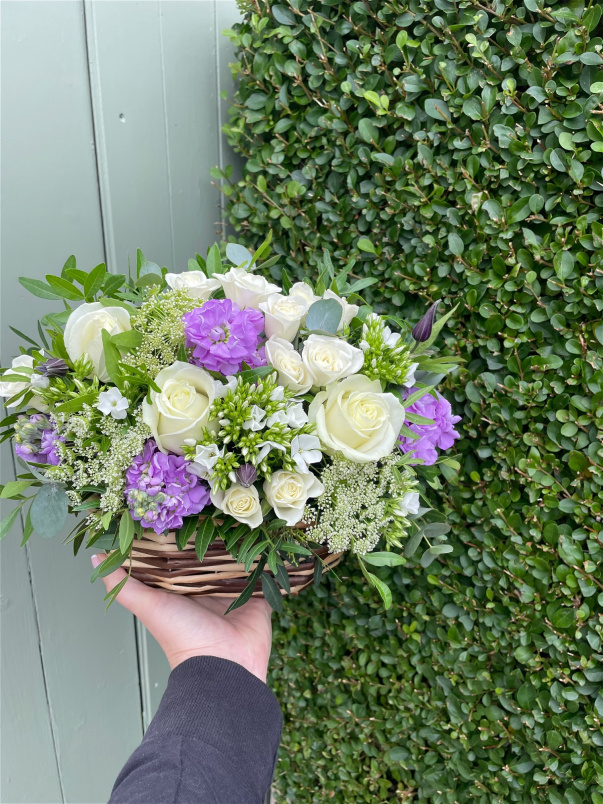 Flower Hatboxes & Baskets | The Mother's Day Collection | The Flower Lab Basket