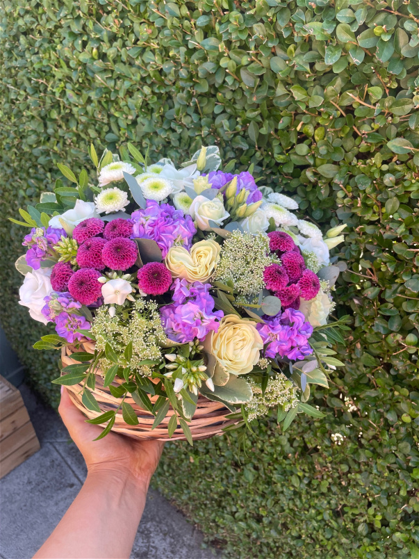 Flower Hatboxes & Baskets | The Flower Lab Basket
