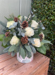 Christmas Flowers | View all Christmas | Festive Roses Arrangement