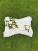 Funeral Flowers | White Based Pillow