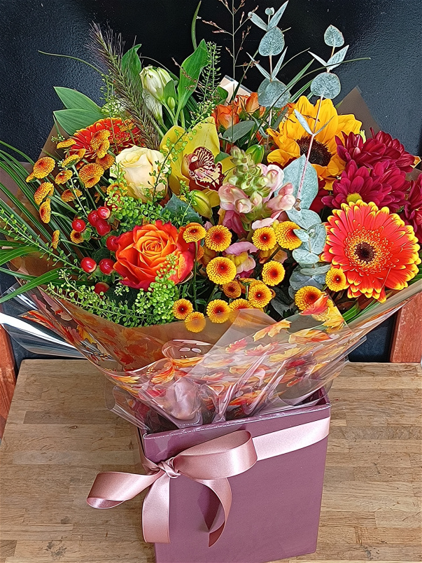 Autumn collection | Bouquets & Arrangements | Autumn Florist Choice Hand Tied Bouquet