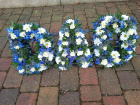 Funeral tributes | Loose style DAD letters