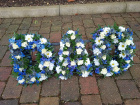 Funeral tributes | Loose style DAD letters