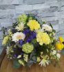Funeral tributes | Classic posy in whites and reds colours
