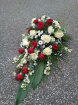 Funeral tributes | Coffin Spray: red and white