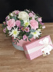 Mother's Day Collection | Petite Pink Hatbox with Chocolate