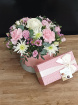 Mother's Day Collection | Petite Pink Hatbox with Chocolate