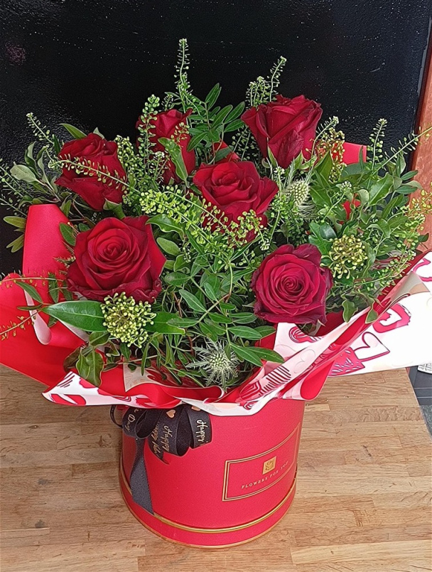 Valentine's Day 2026 | Red Rose Hat Box