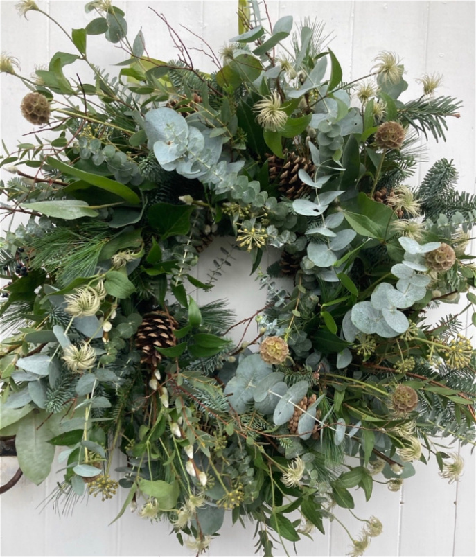 Workshops | Luxury Eucalyptus Wreath Wednesday 9th Dec 7pm