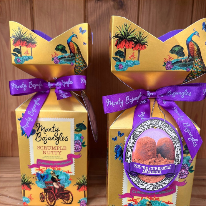 Arrangements | Bespoke Gift Plants | Christmas | Hand Tieds and Bouquets | Upsell gifts | Scrumple Nutty Cocoa Dusted Truffles