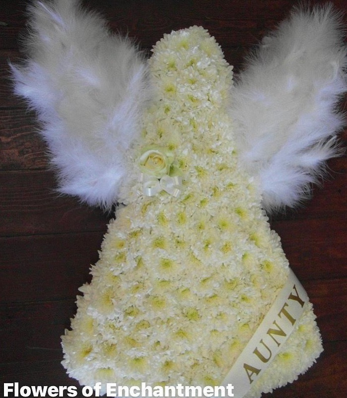 Funeral Flowers | angel funeral tribute
