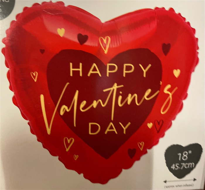 Valentines | Valentines red heart balloon