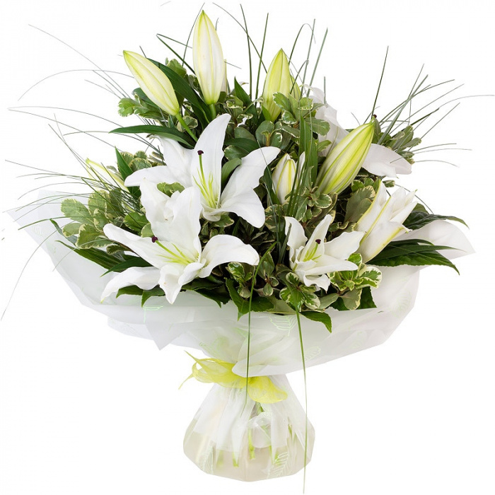 Bouquets | Christmas | Easter | Mother's Day | Valentines | All white lillies