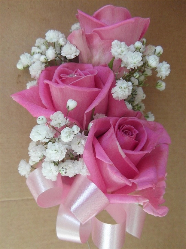 Weddings | Pink corsage