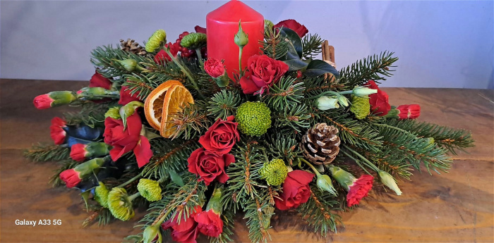 Arrangements | Christmas 2025 | Festive table centre