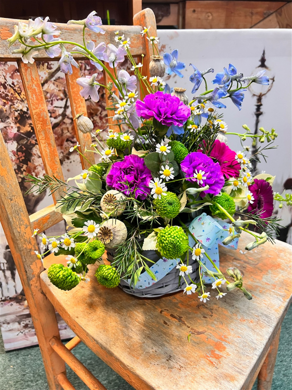 Arrangements | Mother's Day | Sympathy | Blooming Perfect Basket of florals