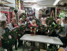 Christmas | Craft and floral Workshops | Tradtional Moss Christmas Wreath Workshop